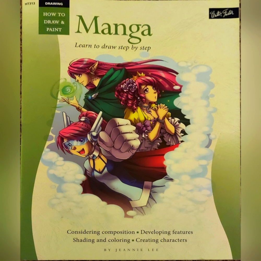 NWT Books - How to draw and paint Manga